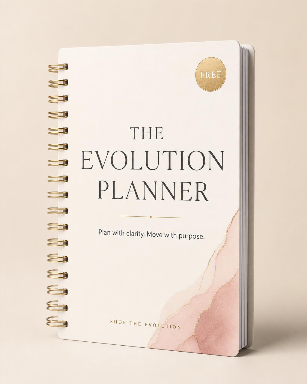 The Evolution Planner free digital planner cover